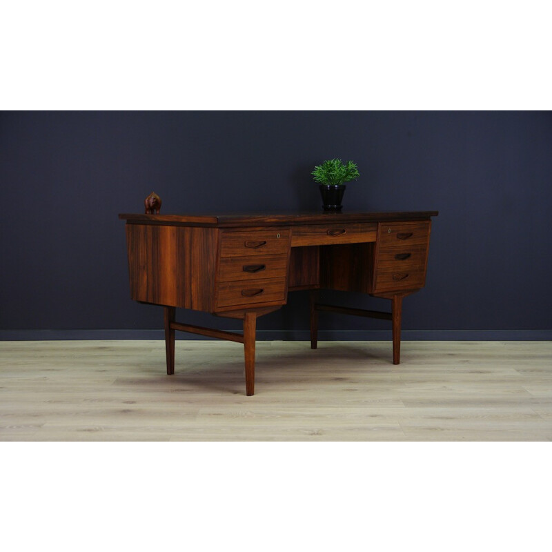 Writting Desk Danish Unique Rosewood Retro - 1960s