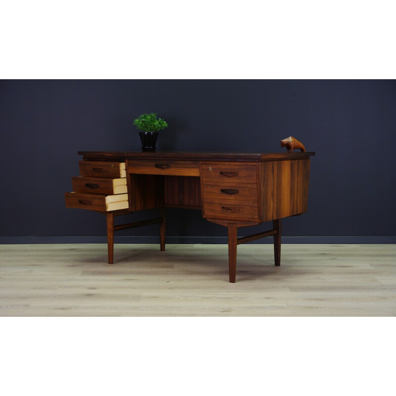 Writting Desk Danish Unique Rosewood Retro - 1960s