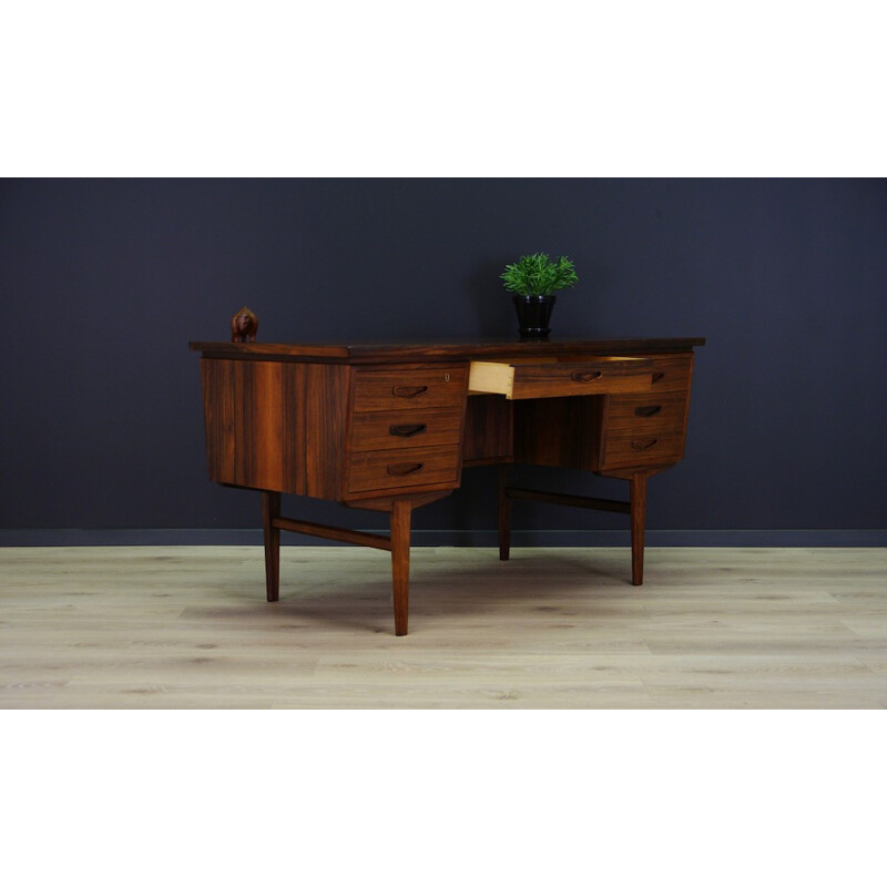 Writting Desk Danish Unique Rosewood Retro - 1960s