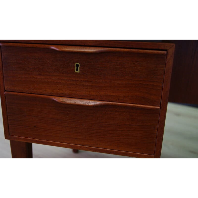 Classic Writing Desk Danish Design Teak Original - 1960s