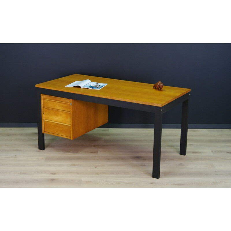 Minimalistic Ash Danish Design Writting Desk - 1970s