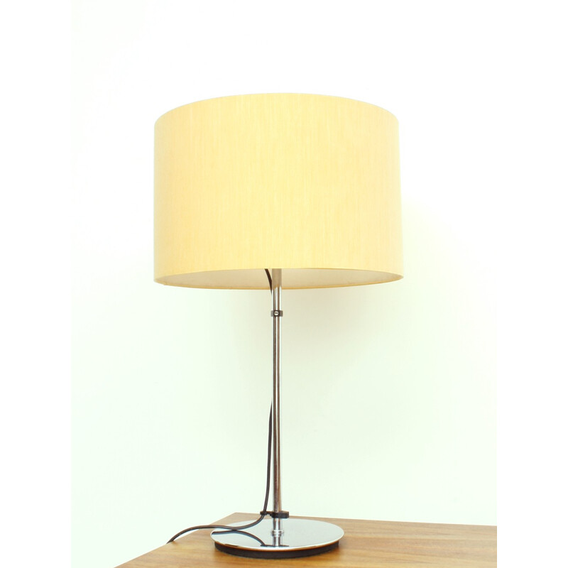 Adjustable German Chrome Table Lamp for Staff Leuchten - 1960s