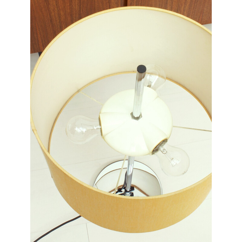 Adjustable German Chrome Table Lamp for Staff Leuchten - 1960s