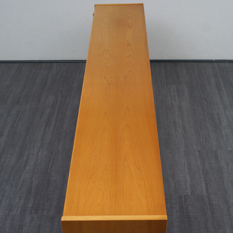 50er Sideboard, elm wood, Hilker - 1950s