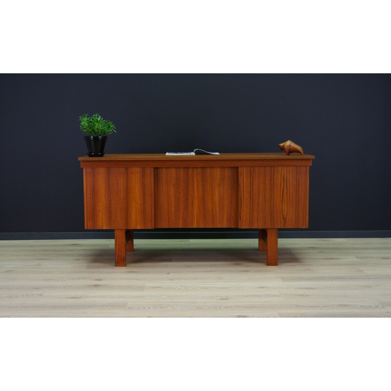 Bureau d'écriture en teck vintage au design danois - 1970