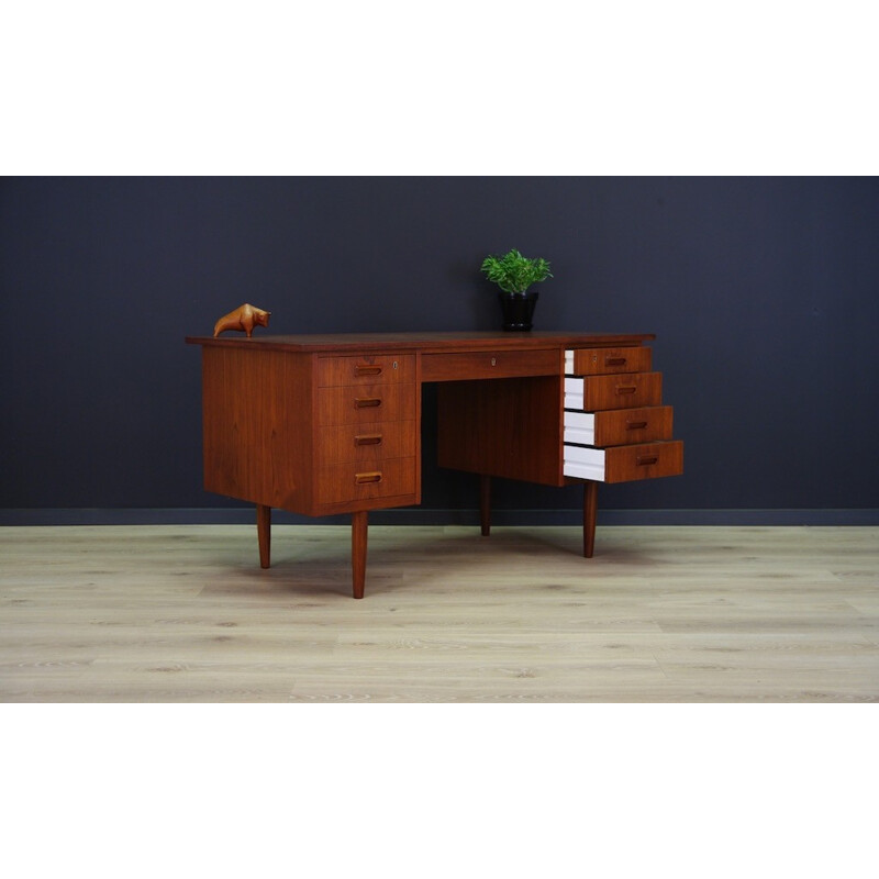 Scandinavian Vintage Teak Writting Desk - 1970s