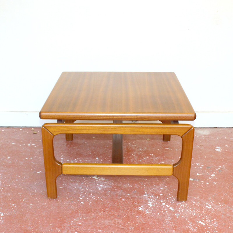 Table basse vintage scandinave en teck - 1960