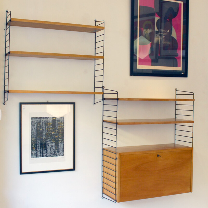 Set of two shelves for String Furniture - 1960s