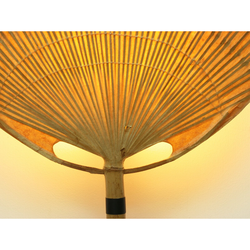 German Wall Lamp Model "Uchiwa II" by Ingo Maurer - 1970s