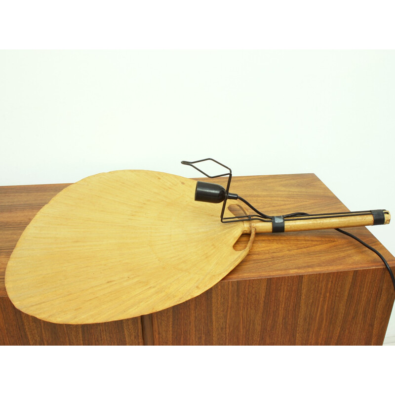 German Wall Lamp Model "Uchiwa II" by Ingo Maurer - 1970s