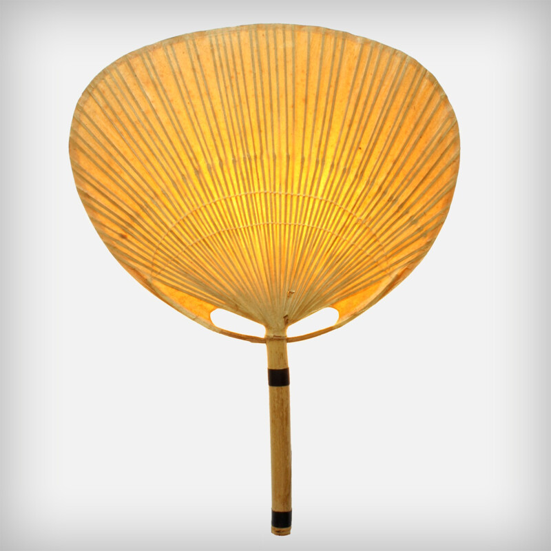 German Wall Lamp Model "Uchiwa II" by Ingo Maurer - 1970s