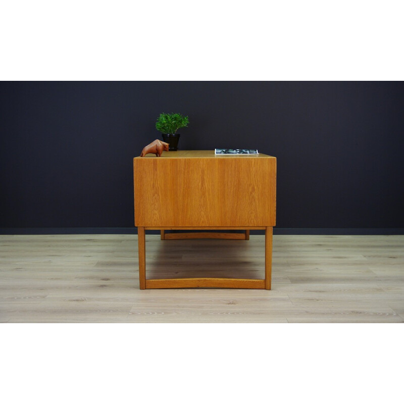 Vintage Danish desk in ashwood - 1970s