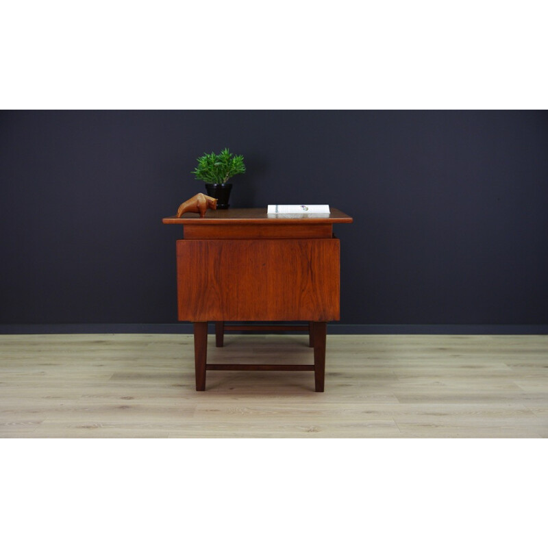 Vintage Danish Retro Teak Desk - 1970s 