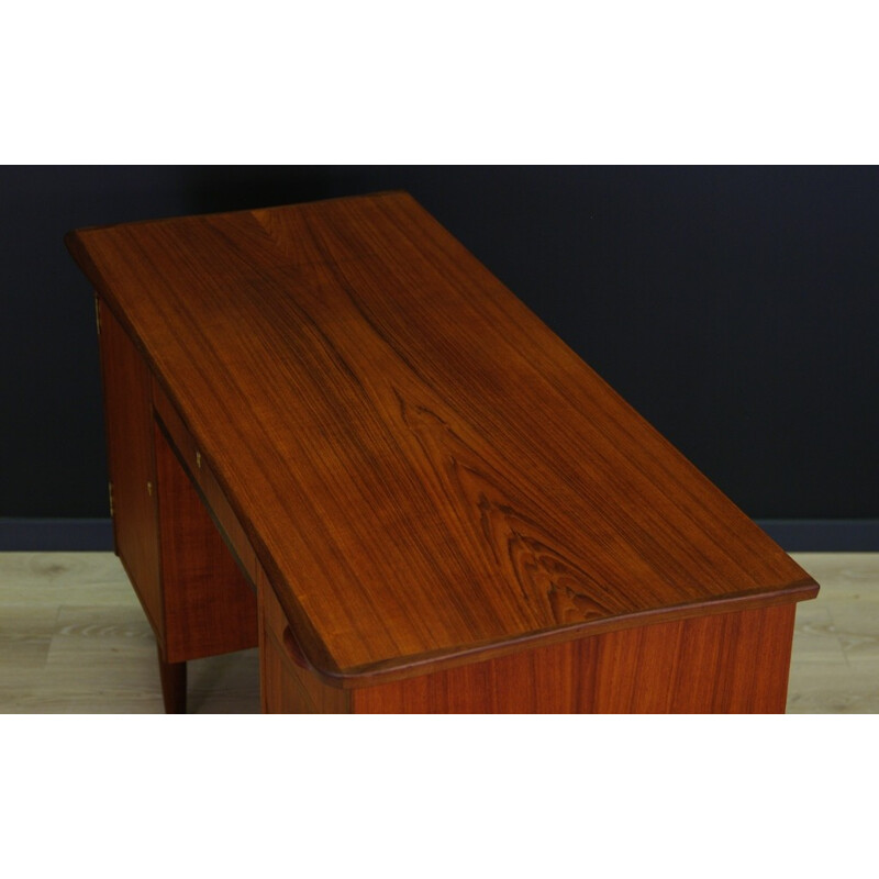 Vintage Scandinavian desk in teak - 1960s