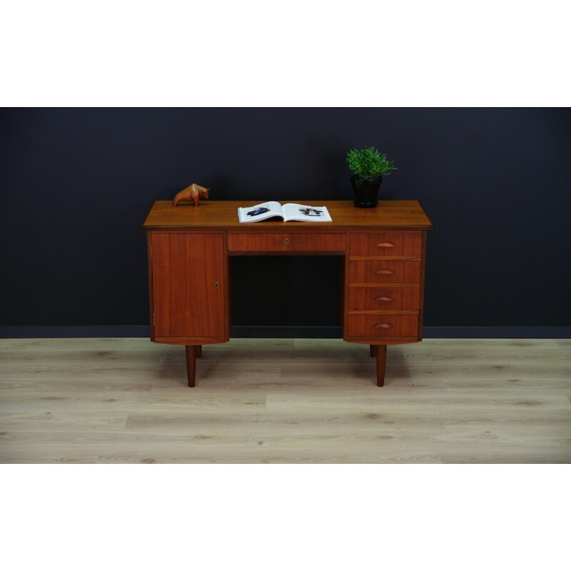 Vintage Scandinavian desk in teak - 1960s