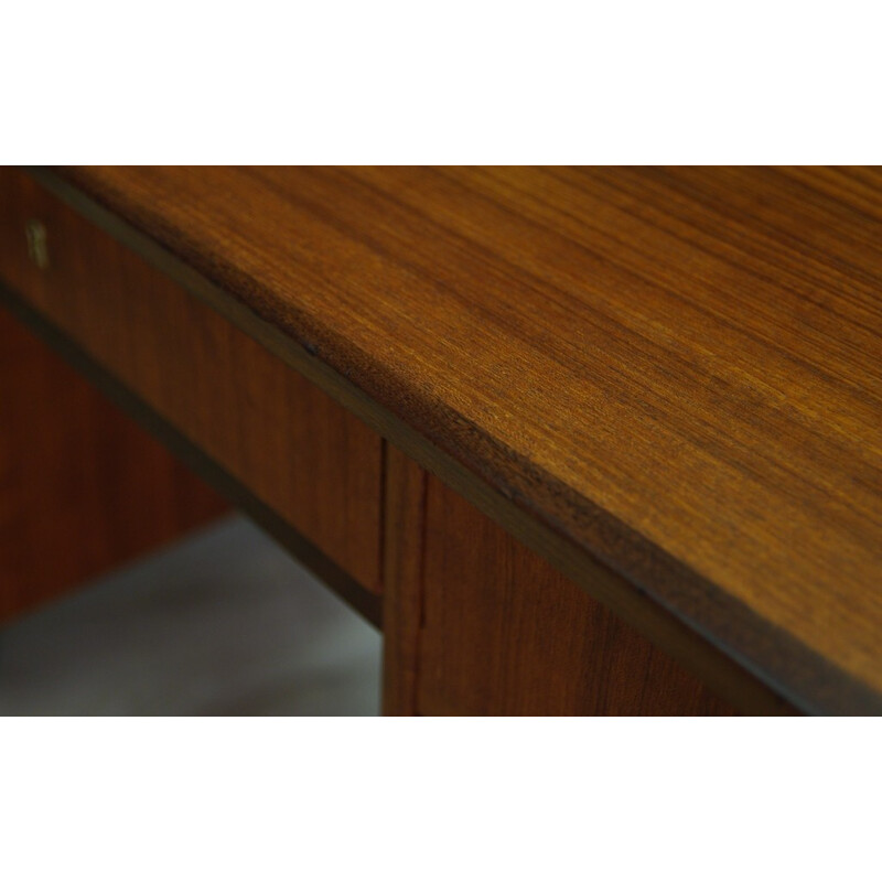 Vintage Scandinavian desk in teak - 1960s