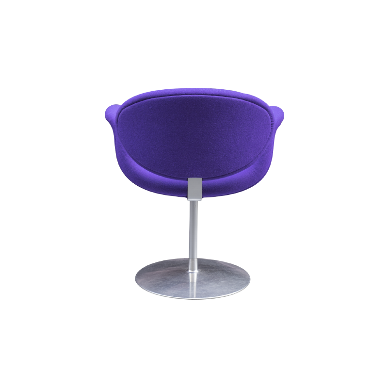 Vintage purple "Tulip" armchair by Pierre Paulin - 1960s