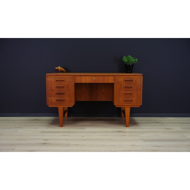 Bureau vintage danois en teck - 1970