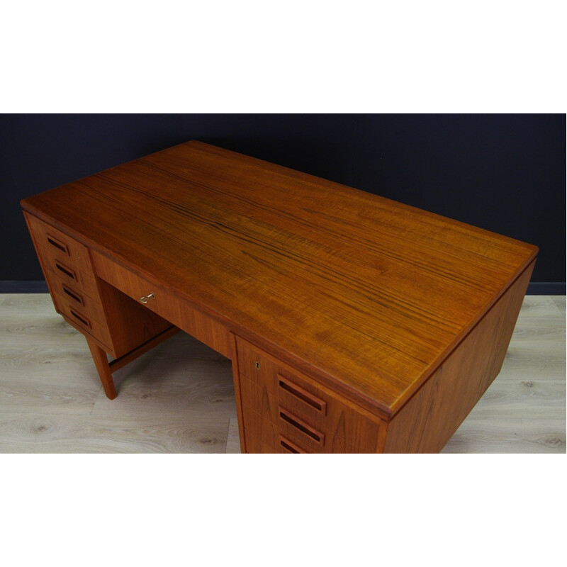 Vintage Danish desk in teak - 1970s