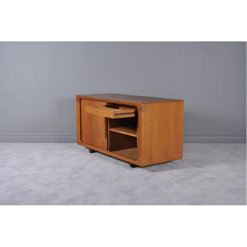 Small vintage sideboard with sliding doors by Dyrlund - 1960s