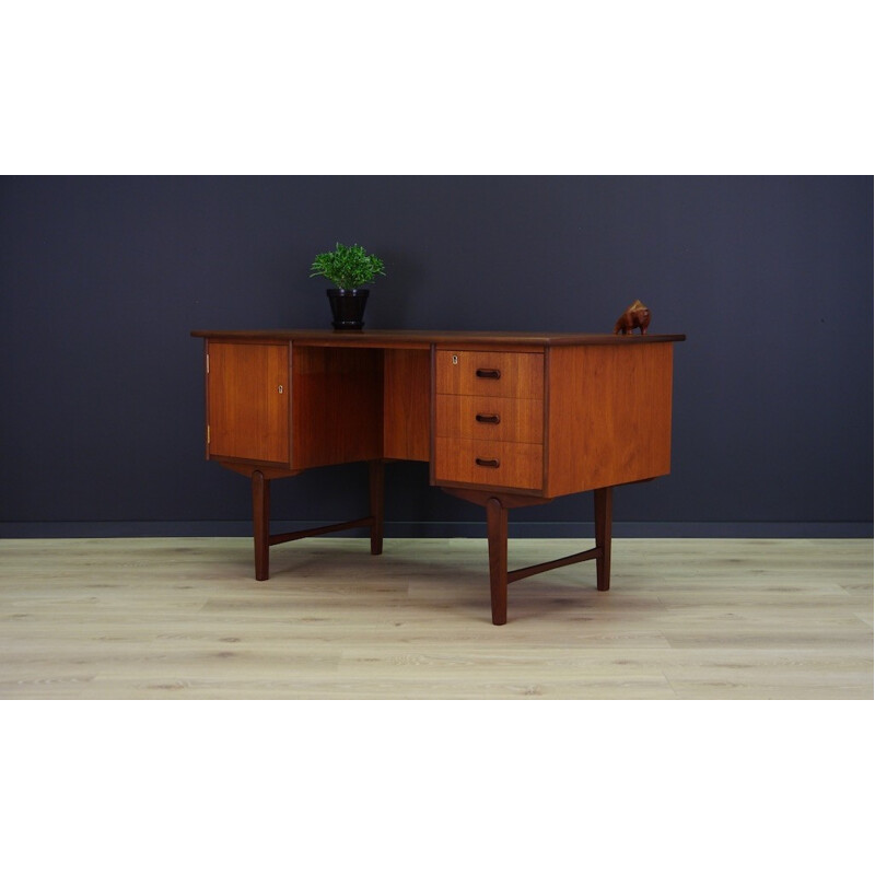 Vintage teak Danish desk - 1960s