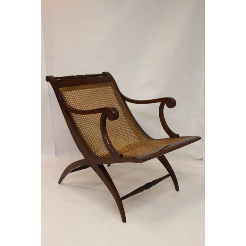 Vintage armchair in beechwood - 2000s