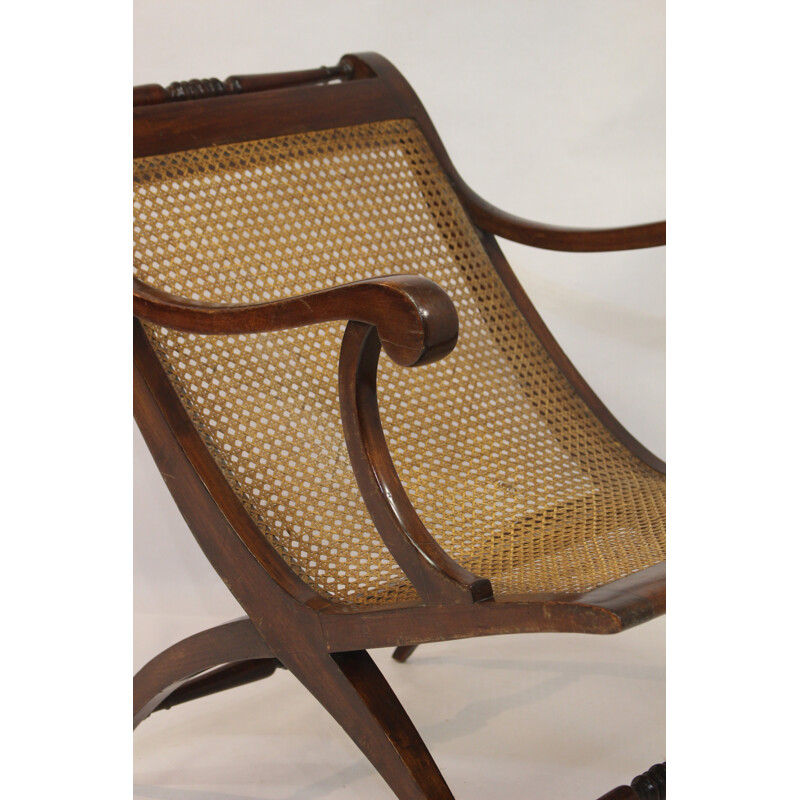Vintage armchair in beechwood - 2000s