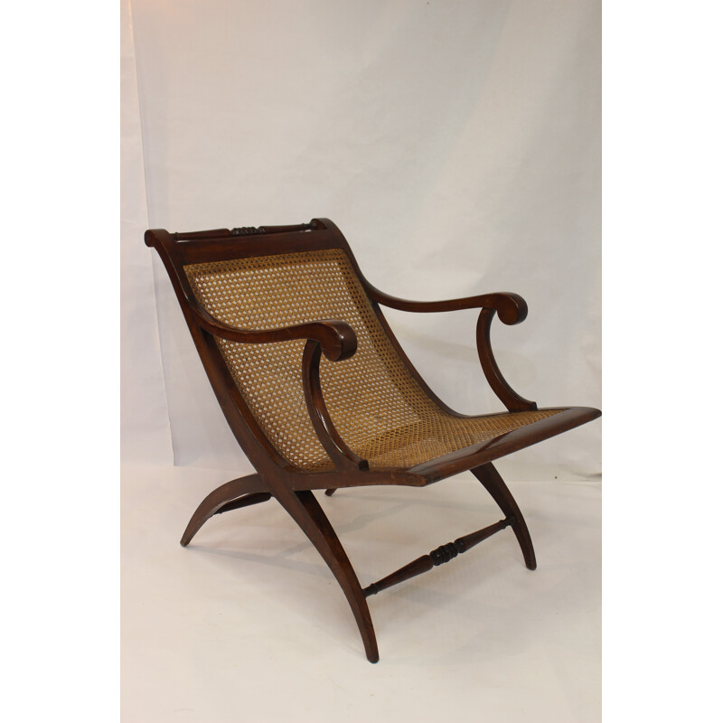 Vintage armchair in beechwood - 2000s