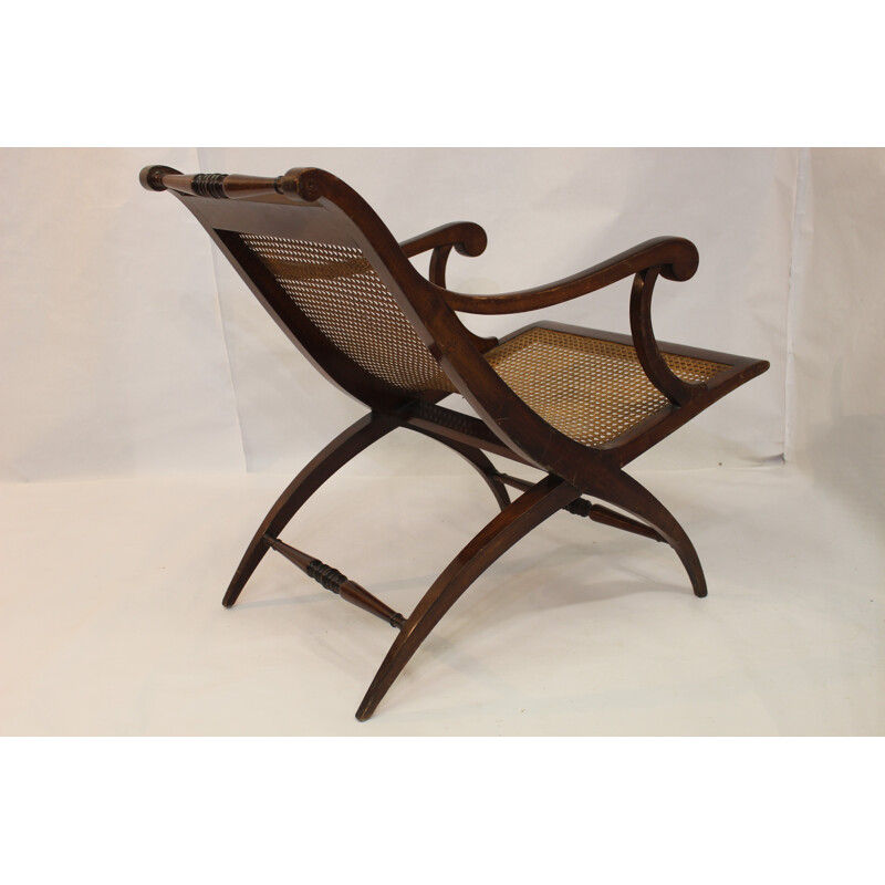 Vintage armchair in beechwood - 2000s