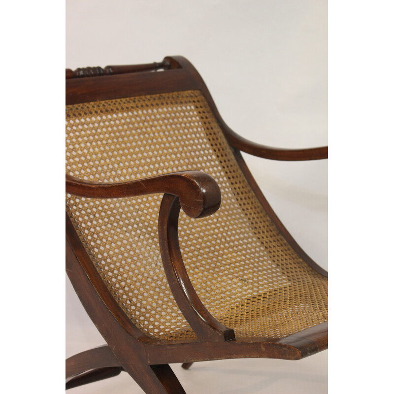 Vintage armchair in beechwood - 2000s