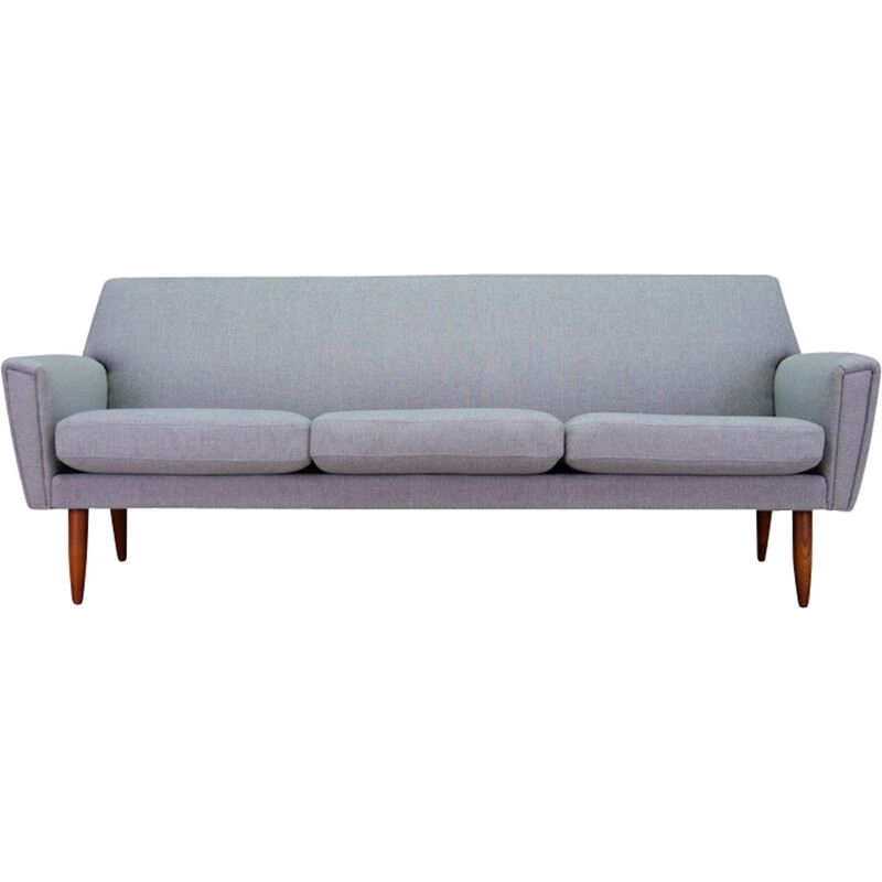 Vintage Danish Grey Sofa - 1970s