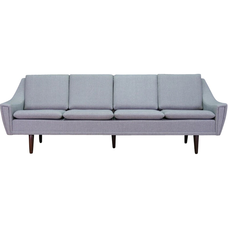 Danish Vintage Blue-Grey Sofa - 1970s
