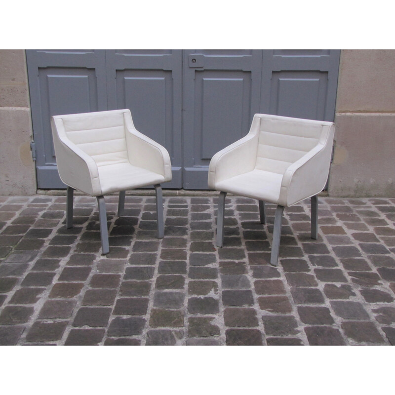 Set of 6 chairs and 2 armchairs by Biecher for Poltrona - 2000s