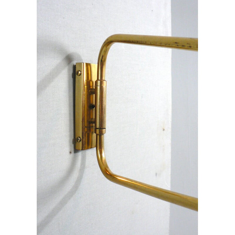 Double-Armed Wall Lamp by René Mathieu for Lunel - 1950s