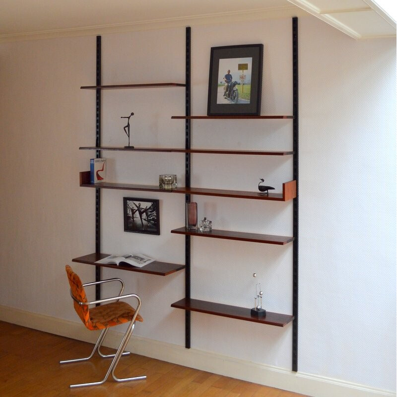 Rosewood Modular Shelving System - 1960s