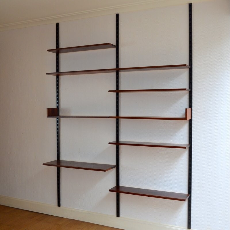 Rosewood Modular Shelving System - 1960s