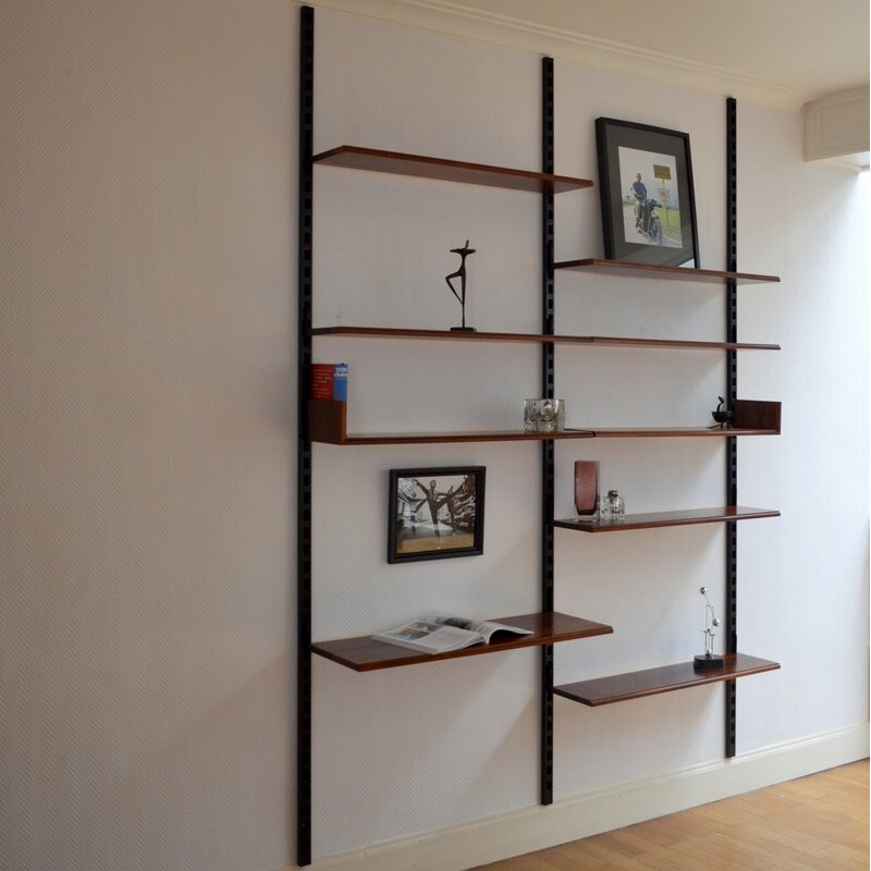 Rosewood Modular Shelving System - 1960s