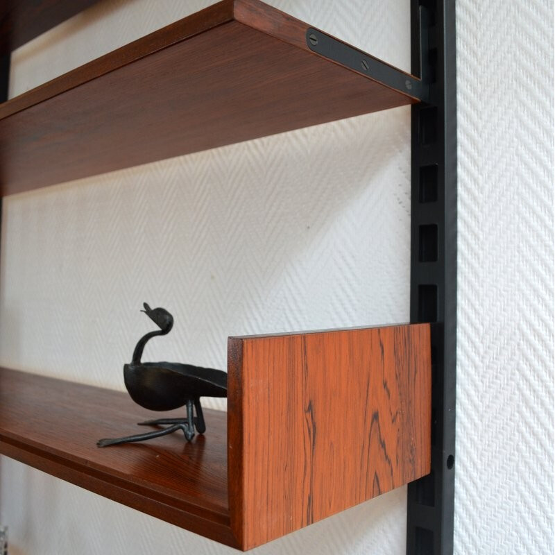 Rosewood Modular Shelving System - 1960s