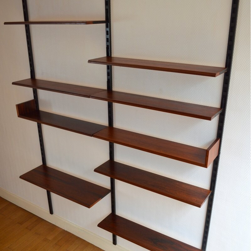 Rosewood Modular Shelving System - 1960s