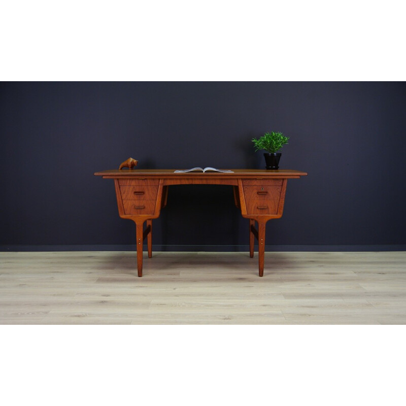 Vintage Writting Desk in Teak - 1970s