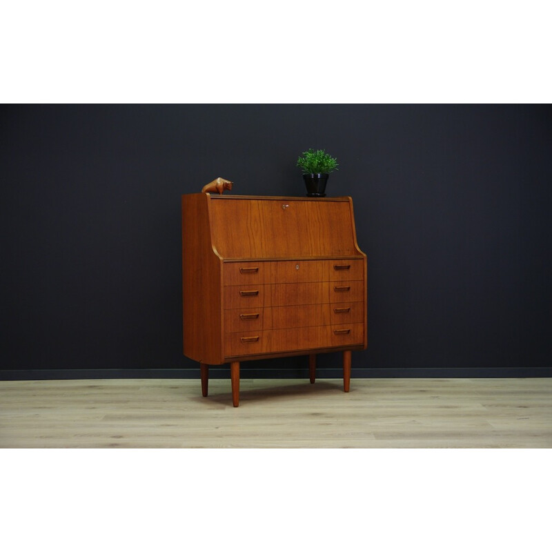 Vintage Danish Teak Secrétaire - 1960s