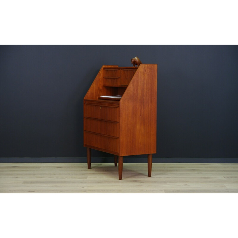 Classic Danish Design Teak Secretaire - 1960s