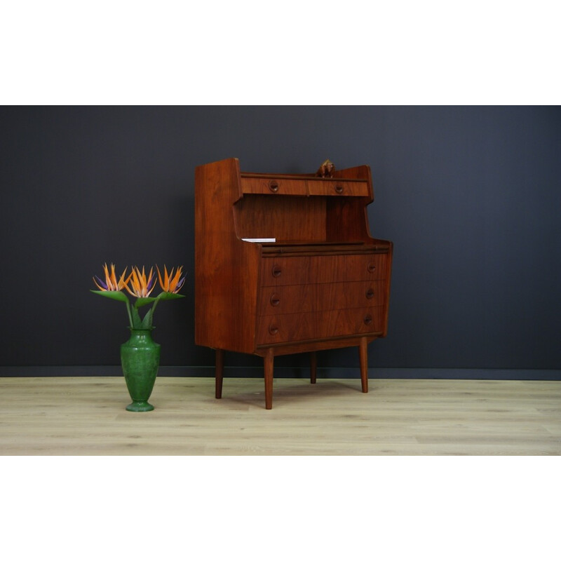 Vintage Teak Secrétaire Danish Design - 1970s