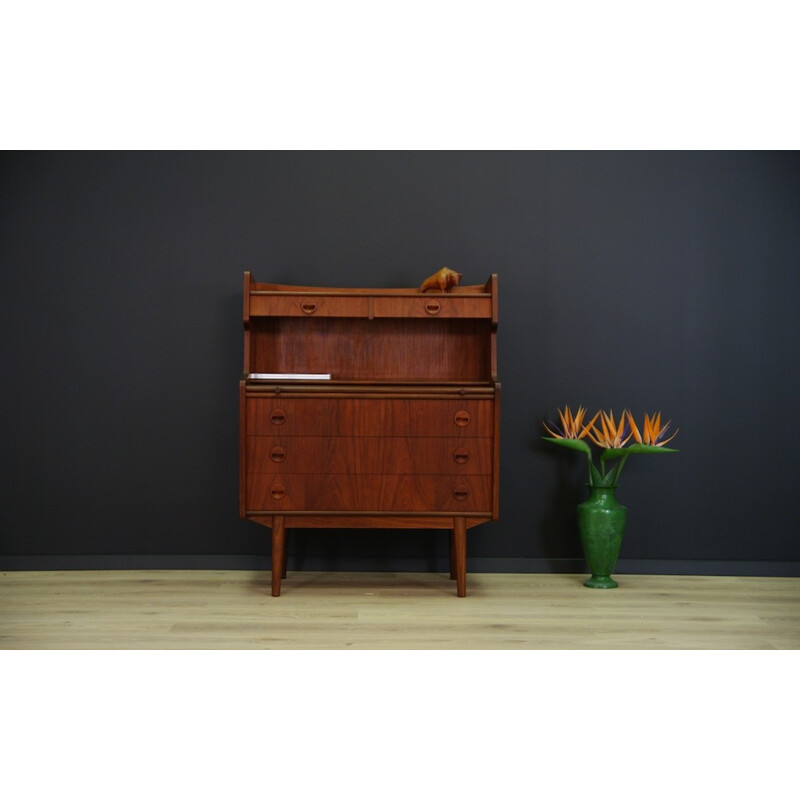 Vintage Teak Secrétaire Danish Design - 1970s