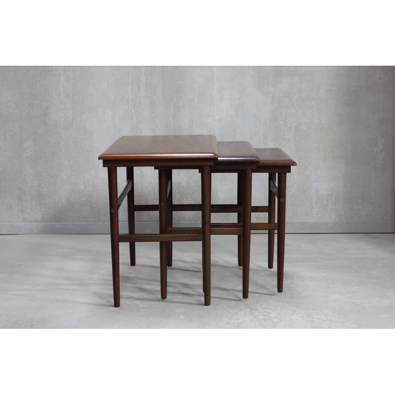 Vintage Rosewood Nesting Tables from Dyrlund - 1960s