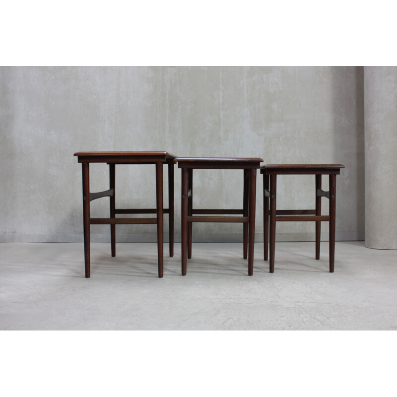 Vintage Rosewood Nesting Tables from Dyrlund - 1960s