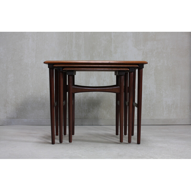 Vintage Rosewood Nesting Tables from Dyrlund - 1960s