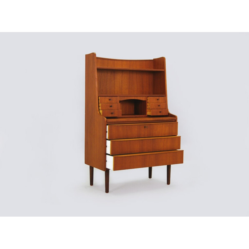 Danish Minimalistic Teak Secretairy - 1960s