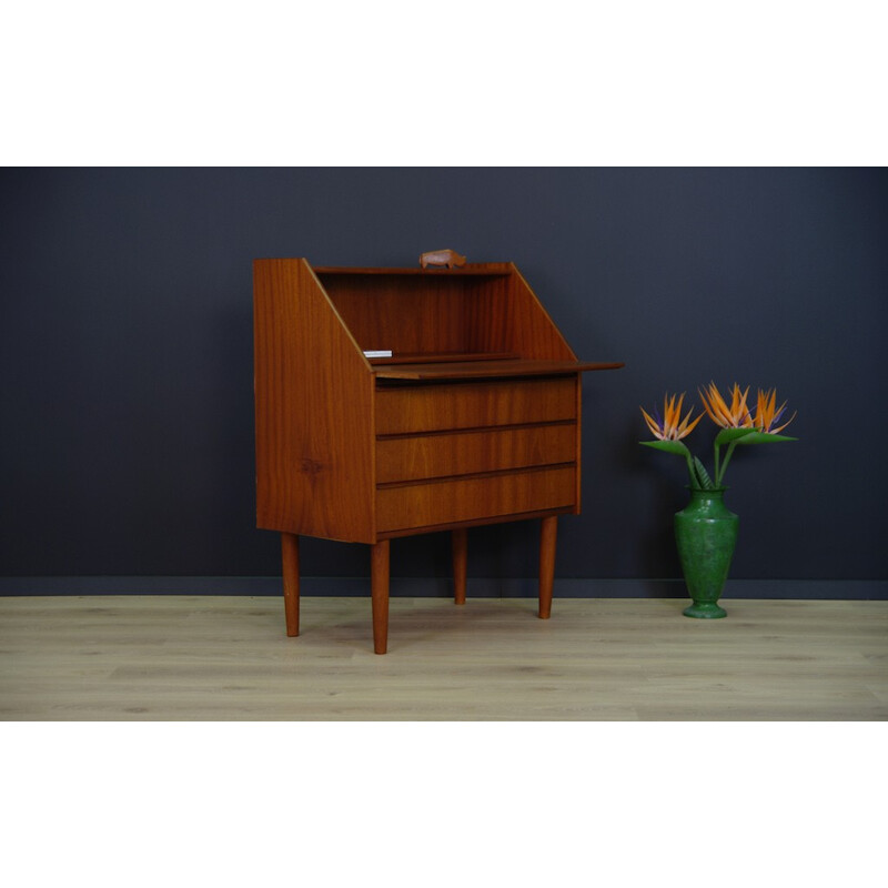 Danish Teak Secretaire Minimalistic - 1970s