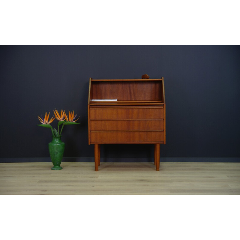 Danish Teak Secretaire Minimalistic - 1970s